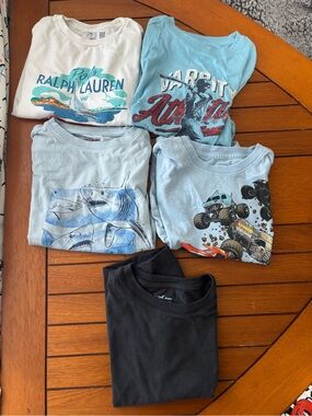 Polo Ralph Lauren White Sail Graphic Kids Tee
